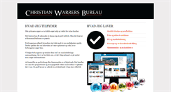 Desktop Screenshot of chr-warrer.dk
